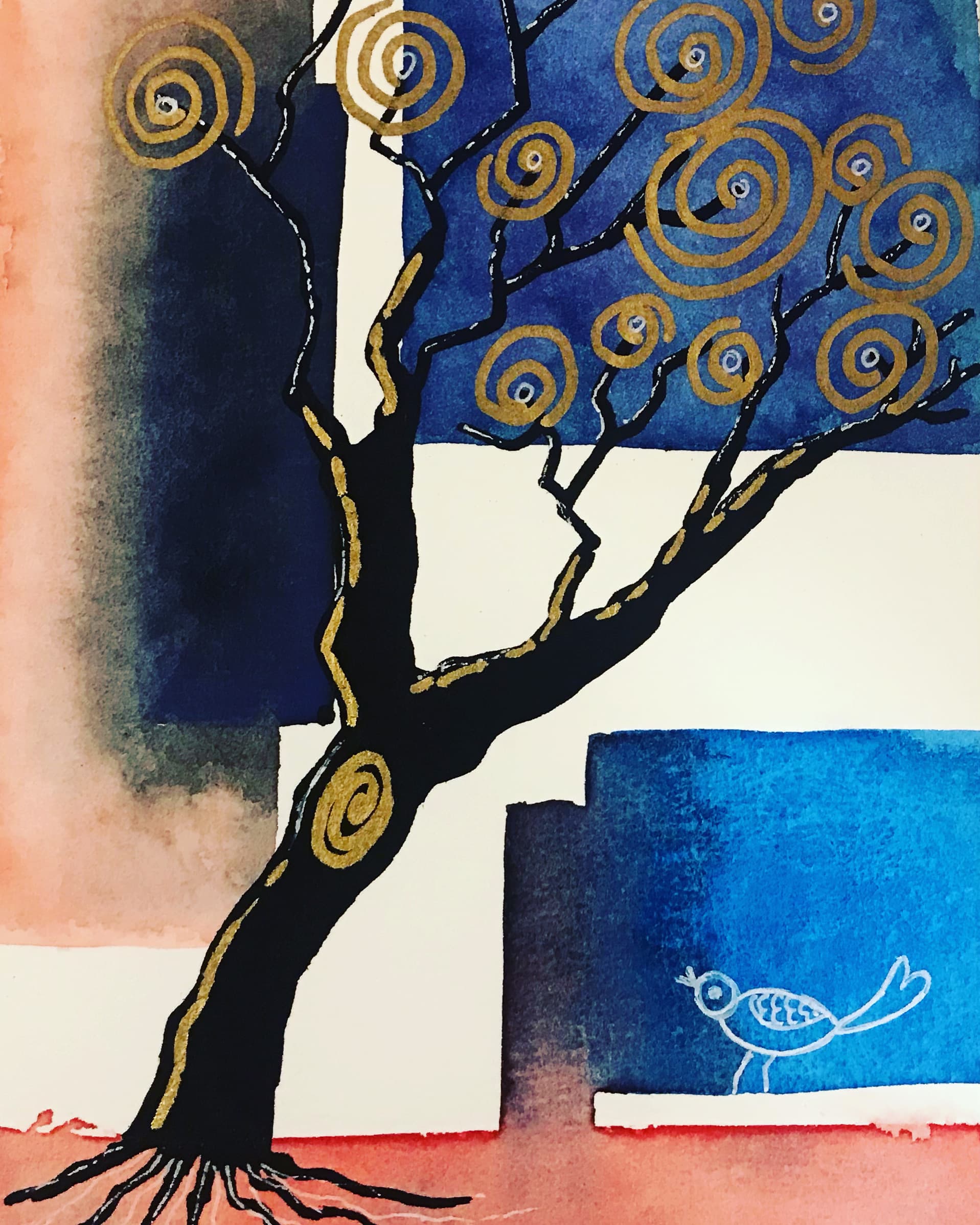 The Scream – Expressionist Painting by Rakhi Vashisht