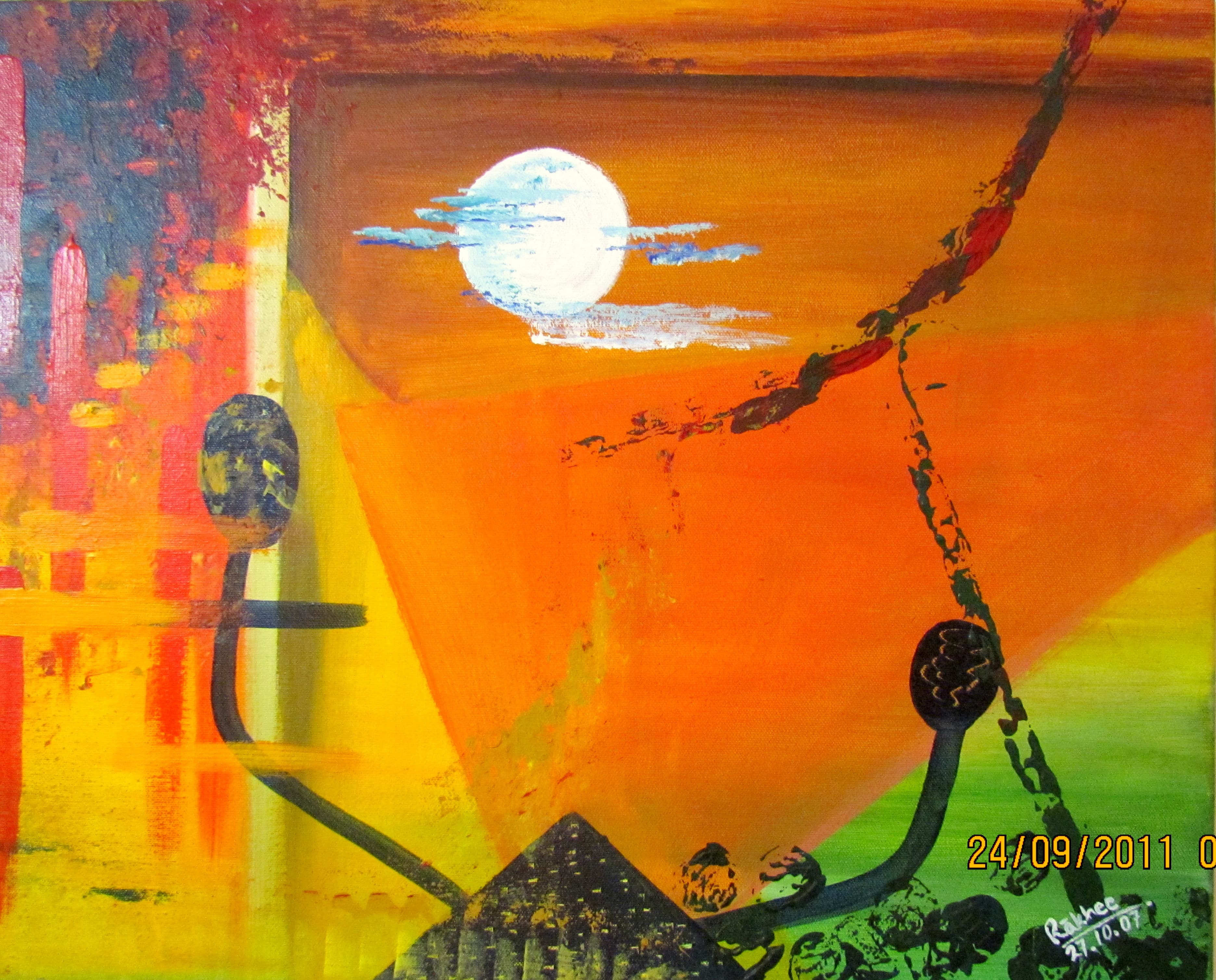 The Persistence of Memory – Surrealist Painting by Rakhi Vashisht