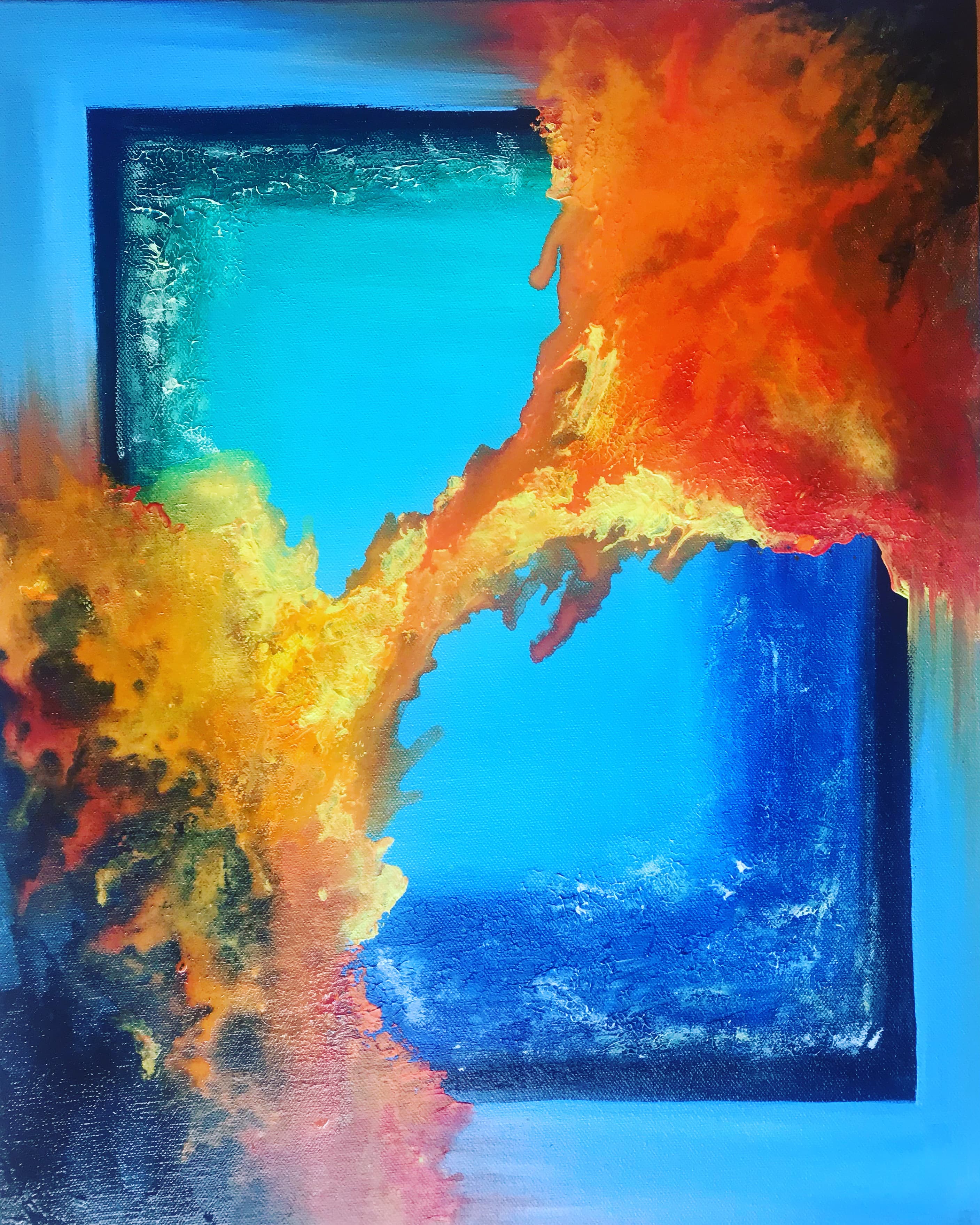 American Gothic – Modern Art Painting by Rakhi Vashisht