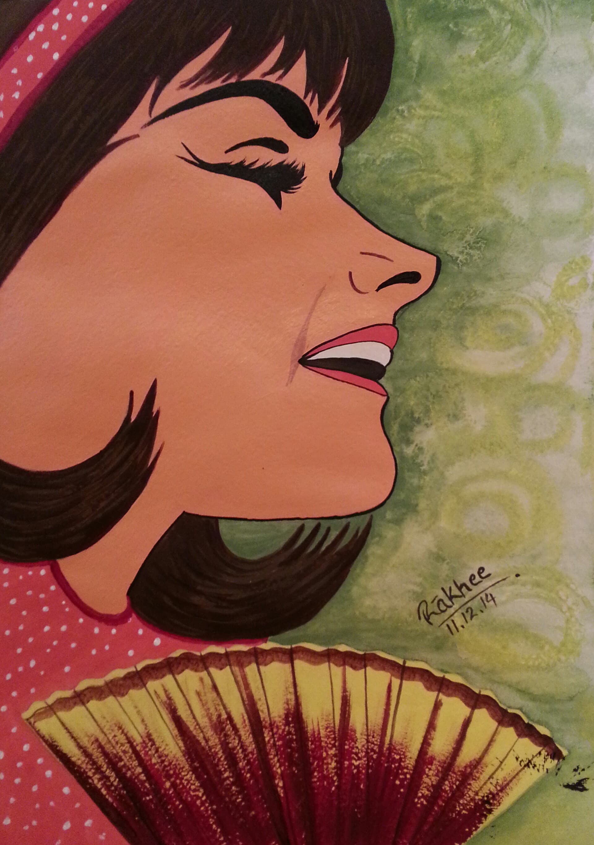 The Kiss – Symbolist Painting by Rakhi Vashisht