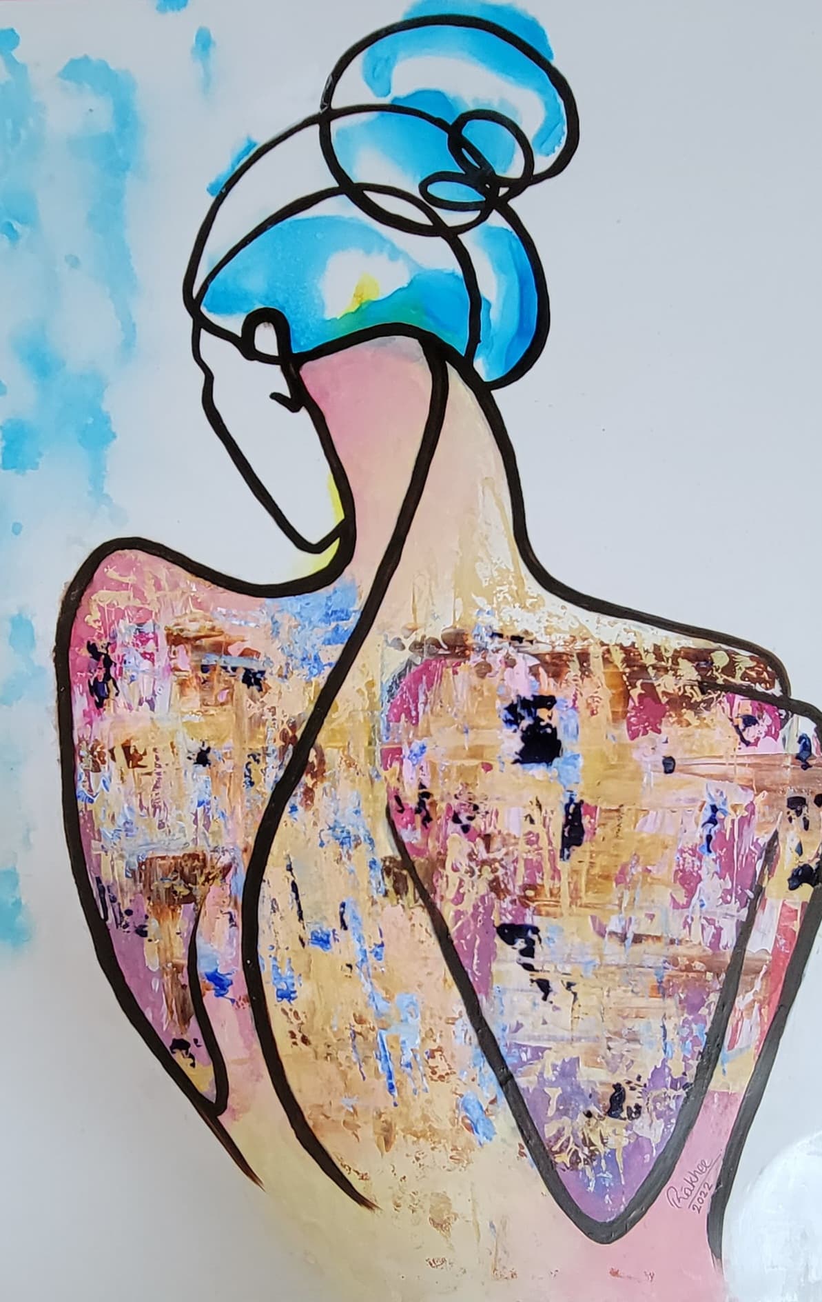 The Creation of Adam – Fresco Painting by Rakhi Vashisht