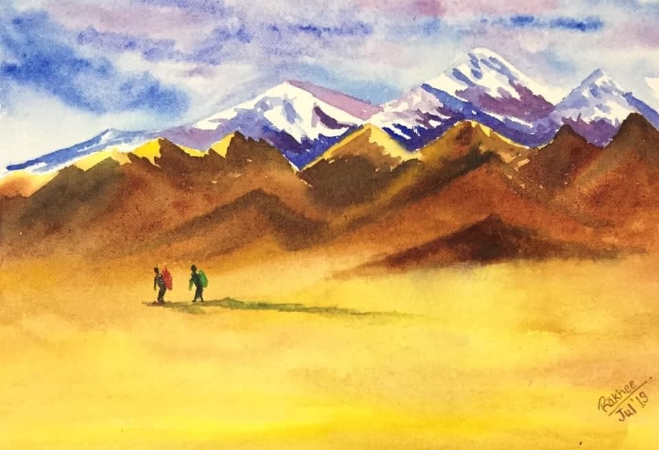 Shows famous philosophers gathered together. by Rakhi Vashisht