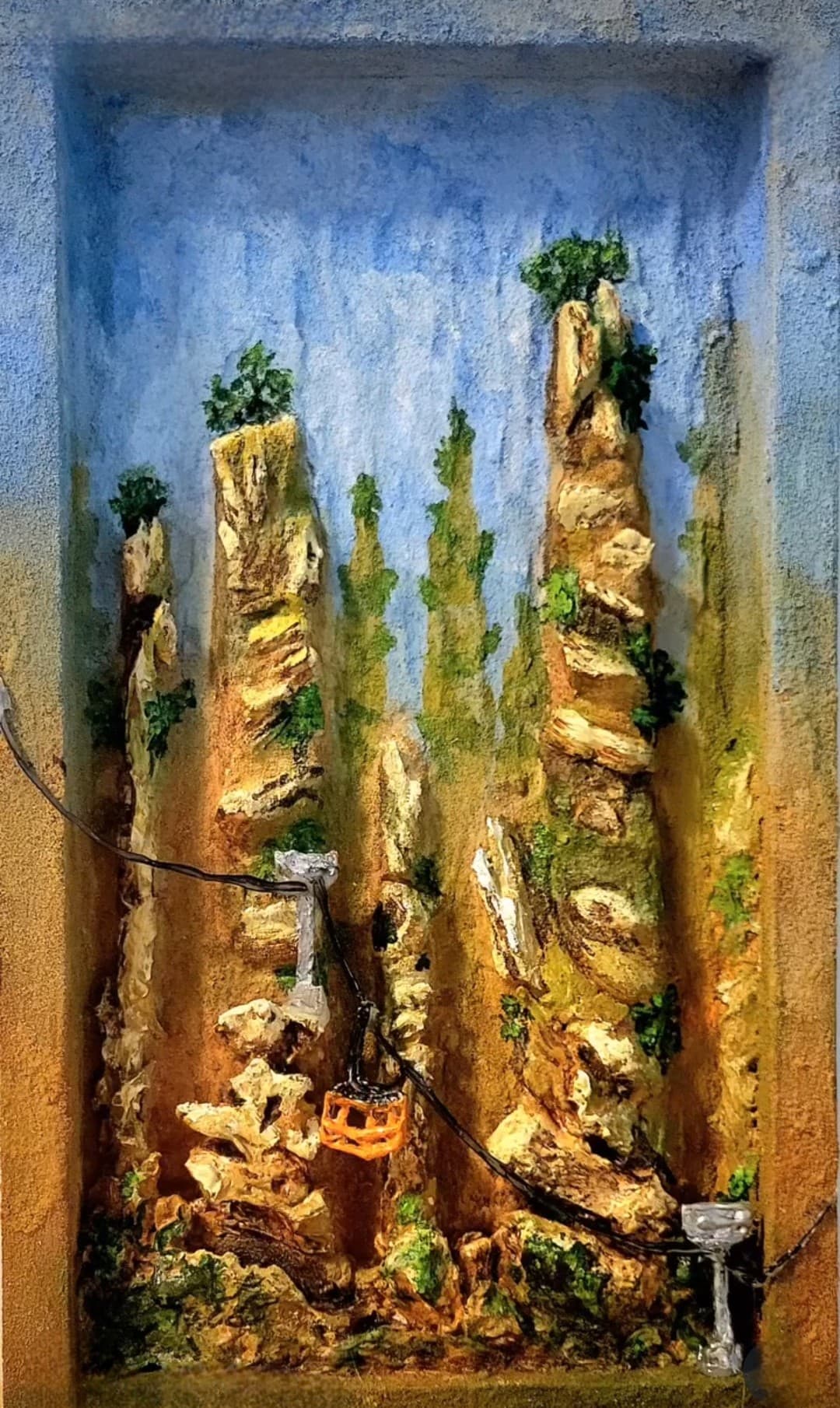 A simple painting of apples arranged on a table. by Rakhi Vashisht